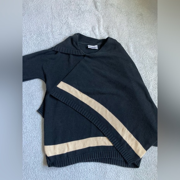 VTG GIANFRANCO FERRE asymmetrical knit wrap sweater - Picture 8 of 14